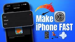 Make Your iPhone FASTER in 5 Easy Steps ￼