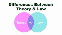 Differences Between Theory and Law