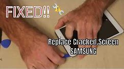 HOW TO REPLACE a CRACKED TABLET Digitizer SCREEN