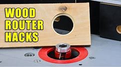 Wood Router Hacks - 5 Wood Router Tips and Tricks