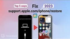 Top 5 Ways to Fix support.apple.com/iphone/restore 2023 (iOS 16/iOS 17)