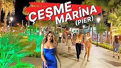 Izmir Cesme Marina : A Captivating 4K Walking Tour of a Must-See Destination #çeşme