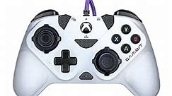 Victrix Gambit World's Fastest Licensed Xbox Controller, Elite Esports Design with Swappable Pro Thumbsticks, Custom Paddles, Swappable White / Purple Faceplate for Xbox One, Series X/S, PC