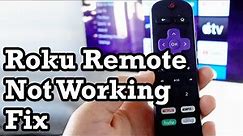 Roku Remote Not Working How To Connect Help Pairing TV