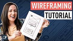 How To Create Your First Wireframe (A UX Tutorial)