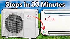 The Fujitsu Mini Split AC Surprisingly Stops After 30 Minutes