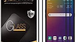 Supershieldz (2 Pack) Designed for LG Stylo 5 / Stylo 5 Plus and Stylo 5X Tempered Glass Screen Protector, (Full Screen Coverage) Anti Scratch, Bubble Free (Black)