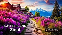 Zinal Switzerland 🇨🇭 Swiss Village Tour 🌞 Beautiful Villages in Switzerland 🚡 4k video walk