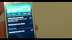Samsung Galaxy S5: How to Turn Off Caller ID Readout