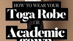 RED Images - How to Wear Toga or Academic Gown 👩‍🎓 Book...