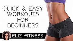 Quick and Easy Workouts for Beginners | Eliz Fitness Season 1 Episode 1 Minute Beginners Plank: Building a Foundation