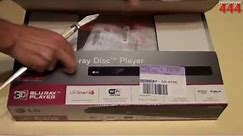 LG Smart 3D Blu-Ray Disc Player BP620: Unboxing