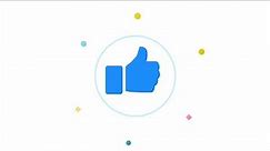 Advanced Motion Graphics Animation - Facebook Thumbs Up