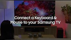 Connect a Keyboard & Mouse to your Samsung TV