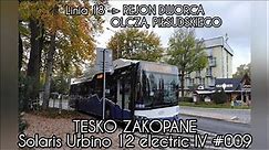 SOLARIS URBINO 12 ELECTRIC IV TESKO ZAKOPANE PRZEJAZD #009