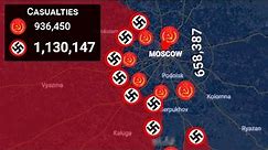 Battle for Moscow 1941-1942 . History on the map
