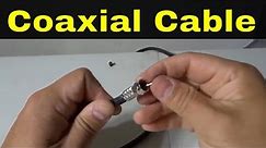How To Install A Coaxial Cable With Regular Tools-Full Tutorial