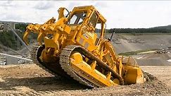 OLD Construction Machinery in USE - Cat 983, Cat 977, Cat 955, D3, D8, Dozer, Draglines & Excavators