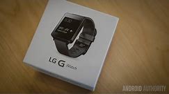 LG G Watch Unboxing and Initial Setup