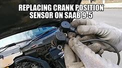 How to Replace CPS on Saab 9-5 - Hot Start Issue FIX, Crankshaft Position Sensor Replacement