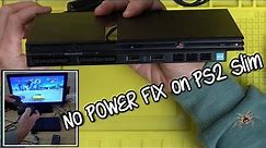 How to EASILY REPAIR NO POWER on PS2 Slim & Clean it