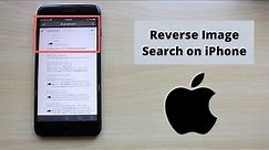 How to Reverse Image Search on iPhone (2021)