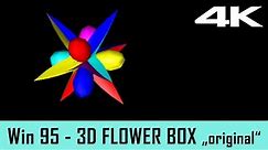 Windows 95 Screensaver - 3D Flower Box (4K)