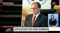 Justice Raymond Zondo issues former president Zuma with summons to appear at the inquiry