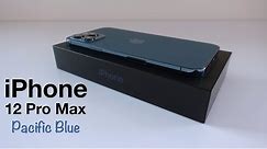iPhone 12 Pro Max Pacific Blue Unboxing with MagSafe Silicone Case and Camera Test