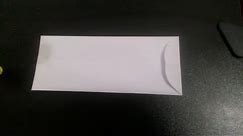 How to make an envelope using A4 size paper