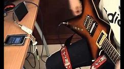 DIY iRig Test and schematic : homemade iRig (with impedance matcher) guitar to ipod, iphone, ipad