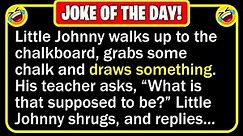 🤣 BEST JOKE OF THE DAY! - Little Johnny had a homework assignment to write... | Funny Daily Jokes