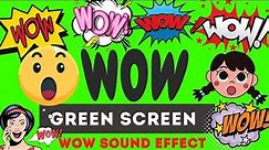 25 Best WOW Green Screen 😮😲 WOW Sound Effect 😮😲 Chroma Key 4K HD