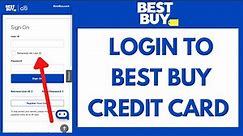 Best Buy Credit Card Login: How to Sign in Best Buy Credit Card | bestbuy.com