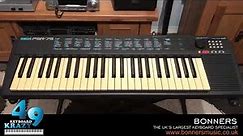 Yamaha PSR-75 Keyboard - 15 Demonstration Songs & 15 Jam Track Patterns