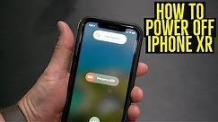 How to Power Off iPhone XR