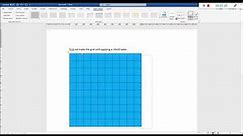 Make 1-100 square grid with Word 2016 in less than a minute