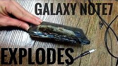 Samsung Galaxy Note 7 EXPLODES