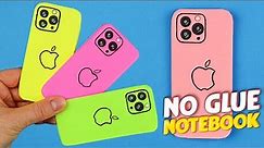 How to Make Iphone 15 Pro Notebook No Glue | Paper Craft Ideas