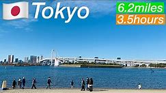 🇯🇵Tokyo Scenic Walking /Rainbow Bridge, Odaiba,Toyosu,and Ginza!/6.2mi/3.5h/Japan
