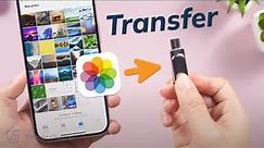[3 Ways] How to Transfer Photos from iPhone to Flash Drive (with/without Computer)