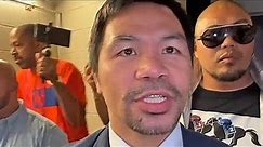 Manny Pacquiao reacts to Terence Crawford KO WIN against Errol Spence Jr
