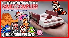 Nintendo Famicom Mini - Quick play of each game