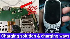 Nokia 3310 charging jumper solution and charging ways