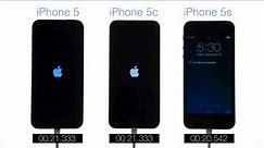 Boot Speed Test: iPhone 5 vs. iPhone 5c vs. iPhone 5s