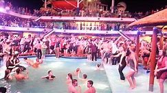 Carnival Breeze - New Year's party 2014 pool