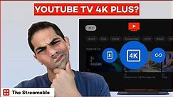 FIRST LOOK: YouTube TV 4K Plus Add-On Guided Tour & Walk-Through (4K, Offline, & Unlimited Streams)