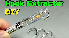 Great Fishing Hook extractor. The Fishing Hook is easily extracted. DIY Fishing. Fishing Gear.