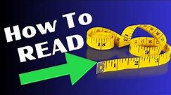 How to read a tape measure -tape measurement for sewing : Complete Beginners Guide