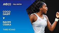 Coco Gauff v Naomi Osaka Full Match | Australian Open 2020 Third Round